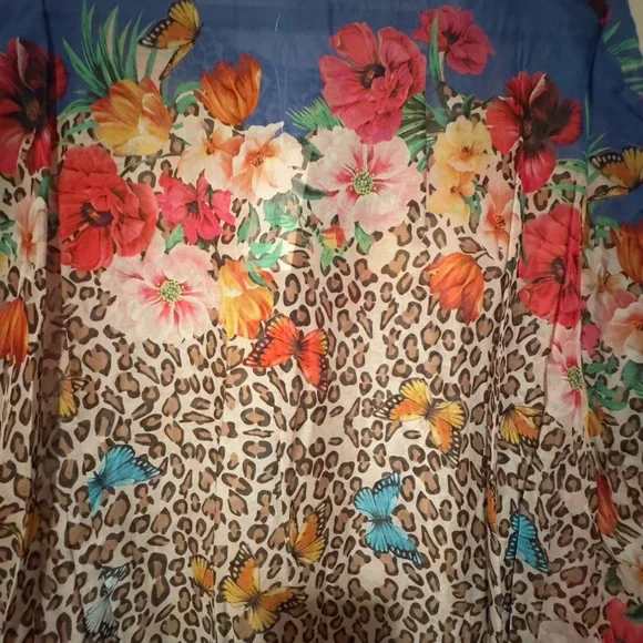 NWT Johnny Was Sz 2X Bella Lace-up Maxi Kaftan - Picture 8 of 10